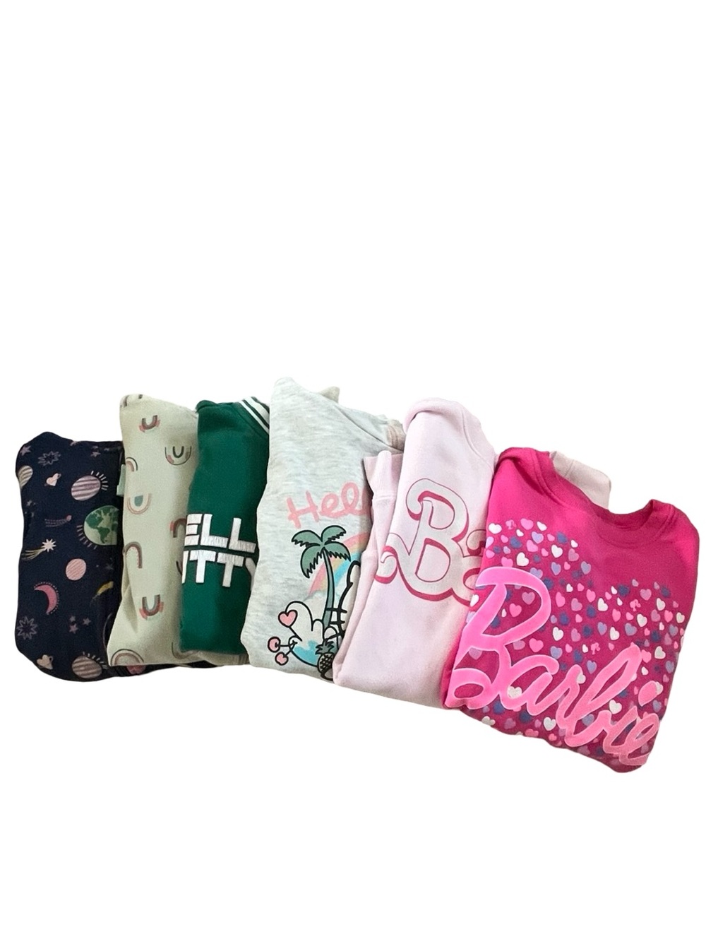 Girls XL Sweatshirt Playclothes Lot- Hello Kitty, Cat and Jack, Barbie Brands